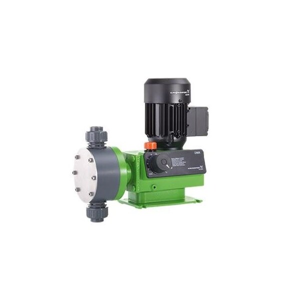 DMX Mechanical Diaphragm Chemical Metering Pump, Type Key: DMX 100-8 AR-PVC/E/SS-S-H1A7A7B. 3/4" x